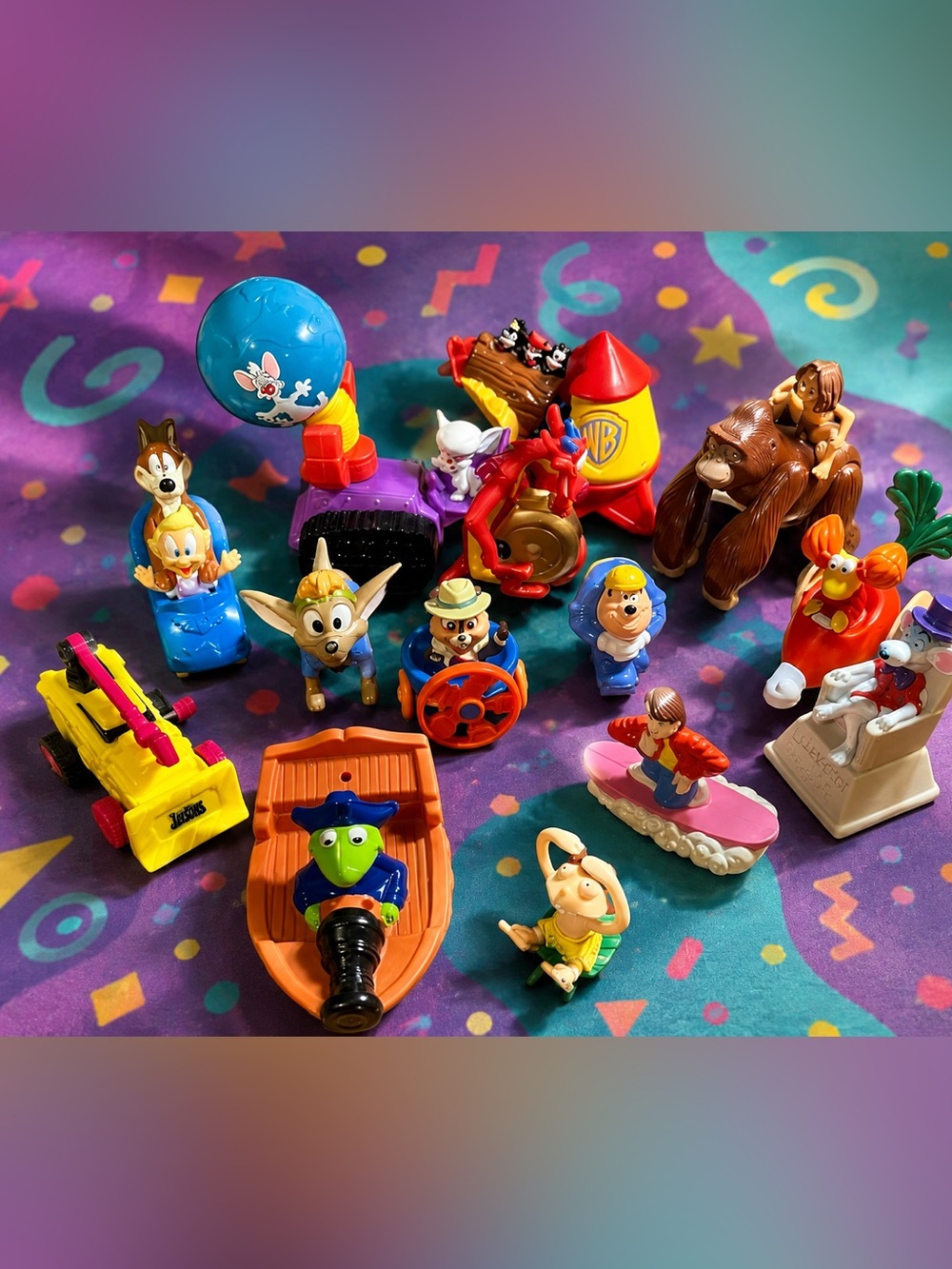 Vintage 90s Kids Meal Toys Muppets Disney Animaniacs Back to the Future